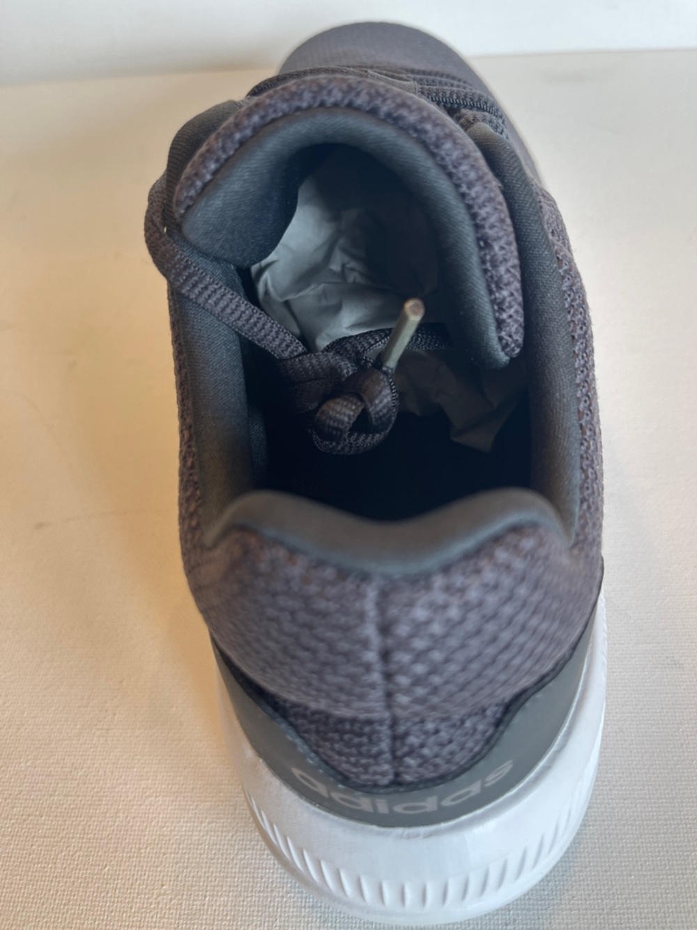 NIB ADIDAS WOMENS LITERACER CLN 2.0 SNEAKER CARBON/IRON METALLIC/CORE BLK SZ 8.5 - Picture 10 of 13